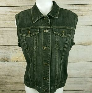 GAP Denim Vest Large
